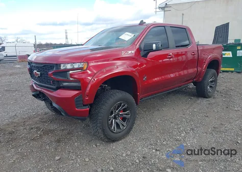 2022 Chevrolet Silverado 1500 Ltd 4Wd Short Bed Rst из США, поврежденный, VIN 1GCUYEED4NZ162414